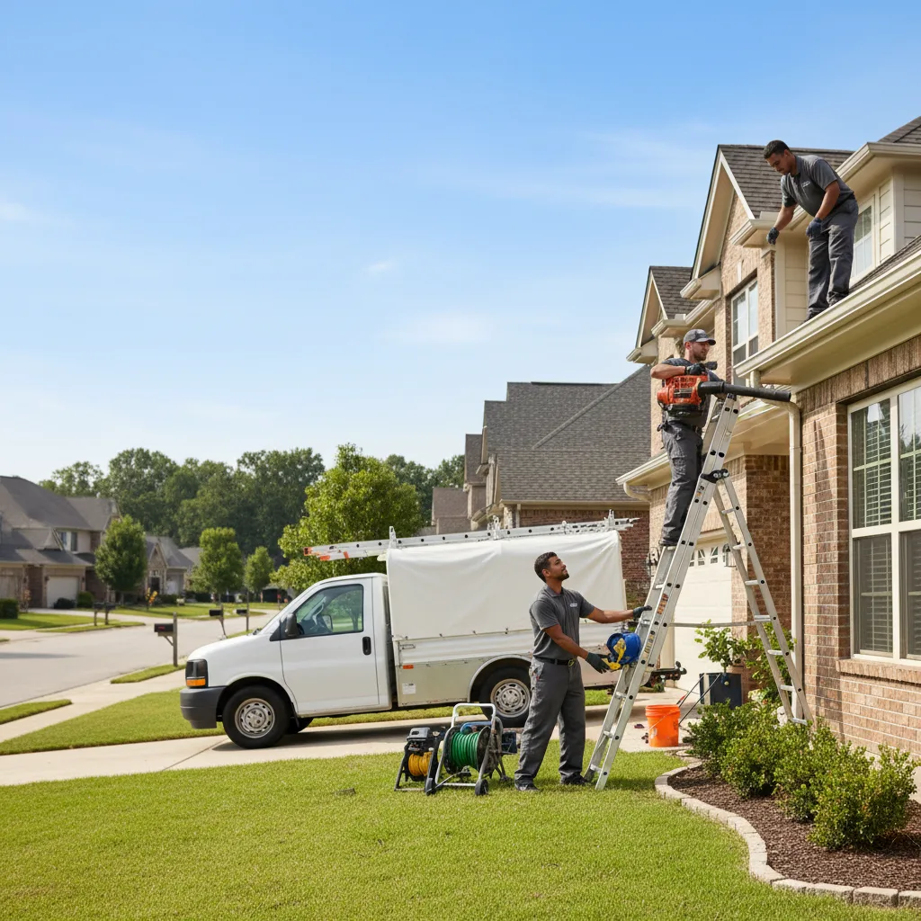 Home Gutter Service in League City, TX near me